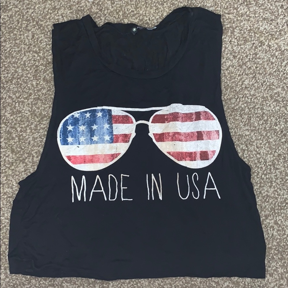 Black Crop Top USA